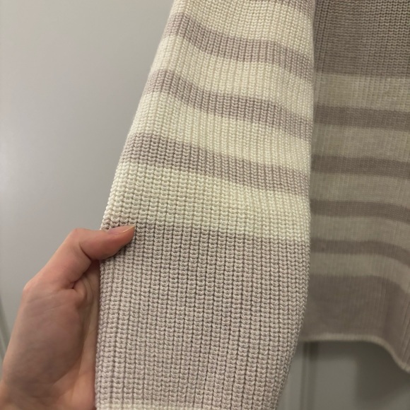 COS Striped Roll Neck Sweater - Picture 6 of 8